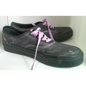 Vans Authentic Canvas Sneaker in Amazing Midnight Shift Black Men's 7 Women's 8